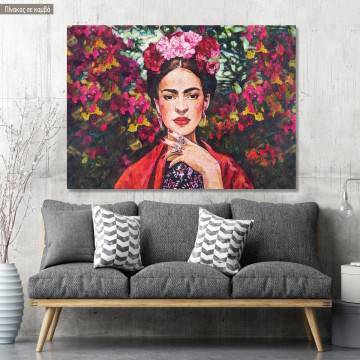 Canvas print, Flowered Frida