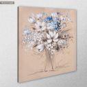 Canvas print Flowers in sketch