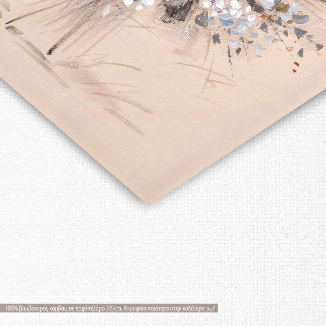 Canvas print Flowers in sketch