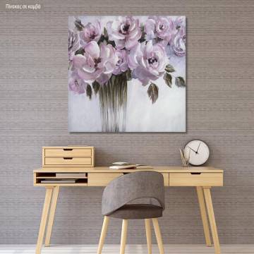 Canvas print Mauve roses