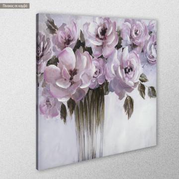 Canvas print Mauve roses 2