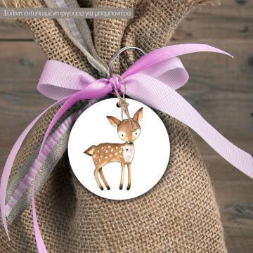 Ξύλινες φιγούρες για μπομπονιέρα, Ζωάκια του δάσους ζωγραφιστά 2