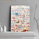 Canvas print, Greek island, vertical