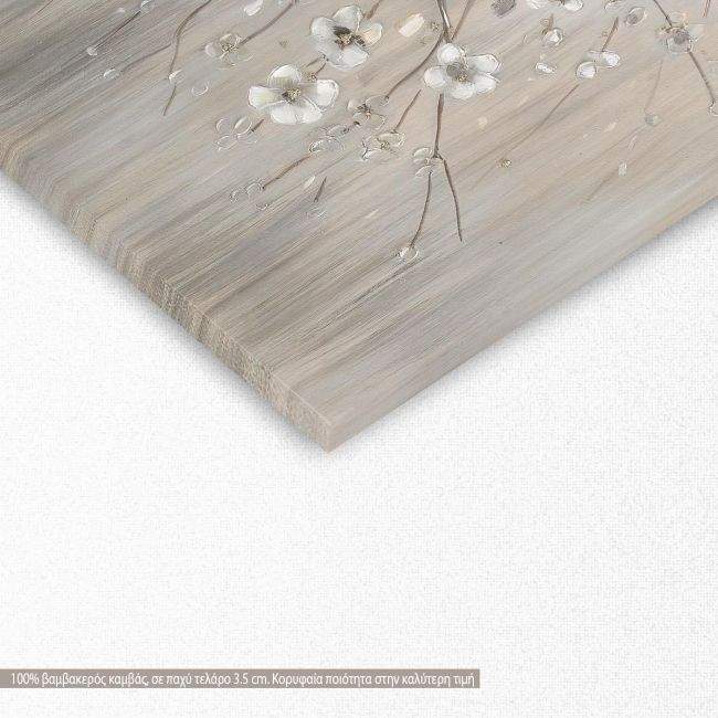 Canvas print White flower branch