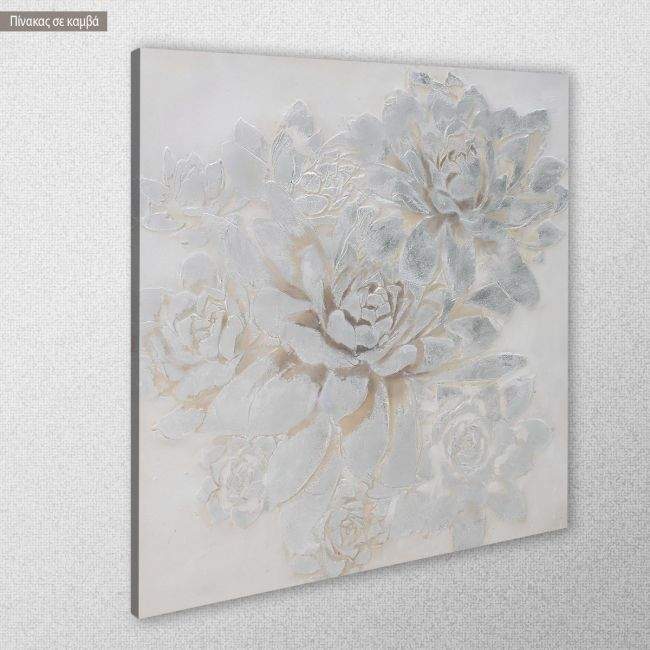 Canvas print Silver roses