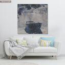 Canvas print A boat, vintage picture
