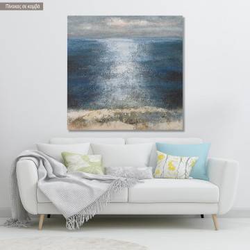 Πίνακας σε καμβά Sunshine on the sea