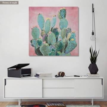 Canvas print A cacti complex