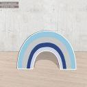 wooden figure printed Rainbow kids