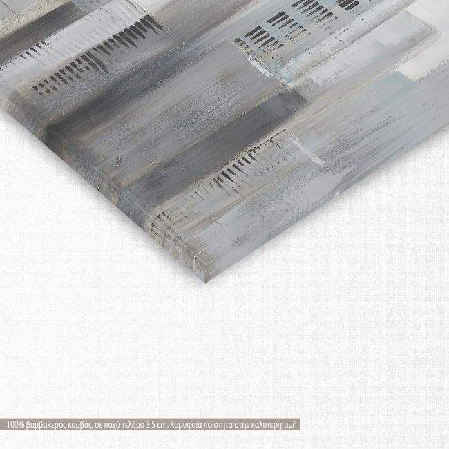 Canvas print Gray city, colorful birds