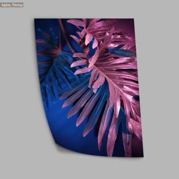 Fluo coloured leaves, poster 2