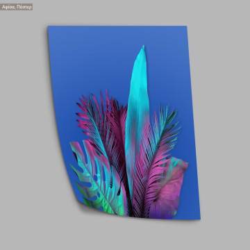 Fluo coloured leaves II, poster 2