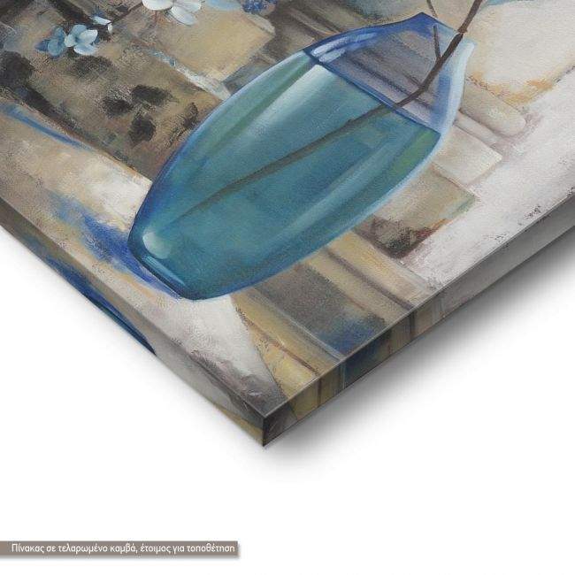 Πίνακας σε καμβά Turquoise vase, λεπτομέρεια