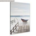 Canvas print Colorful boat vertical Framed canvas View 2