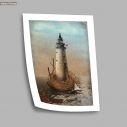 The lighthouse boat, poster