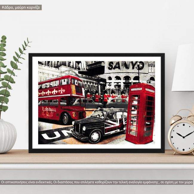 Canvas print London painting