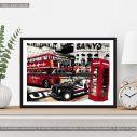 Canvas print London painting