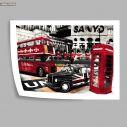 Πίνακας σε καμβά London painting, αφίσα