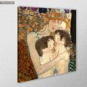 Canvas print Mother and twins, Klimt G.