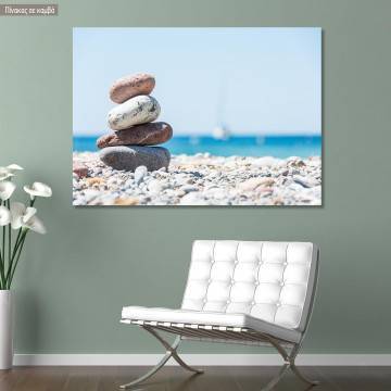 Canvas print Relaxing on the beach