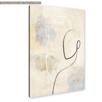 Πίνακας σε καμβά Abstract pair Καμβάς τελαρωμένος Όψη 1 2