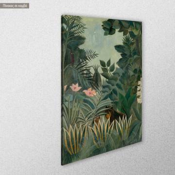 Canvas print The equatorial jungle Rousseau H. View 1 2
