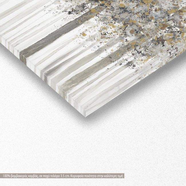 Canvas print Abstract trees, panoramic