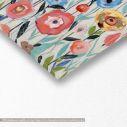 Canvas print Flowers in many colours III, panoramic