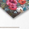 Canvas print Flowers in many colours IV, panoramic