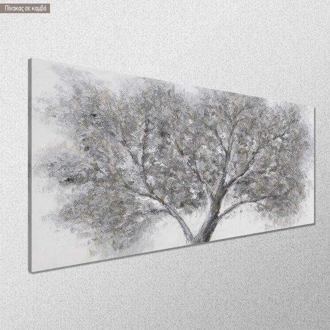 Canvas print Winter tree close up panoramic