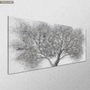 Canvas print Winter tree close up panoramic
