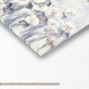 Canvas print White flowers, panoramic