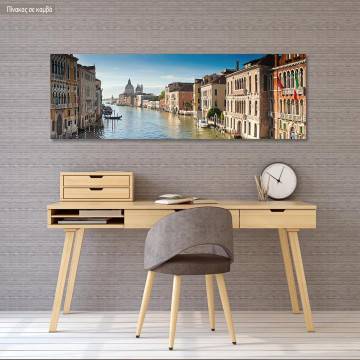 Canvas print Venice, Grand canal, panoramic