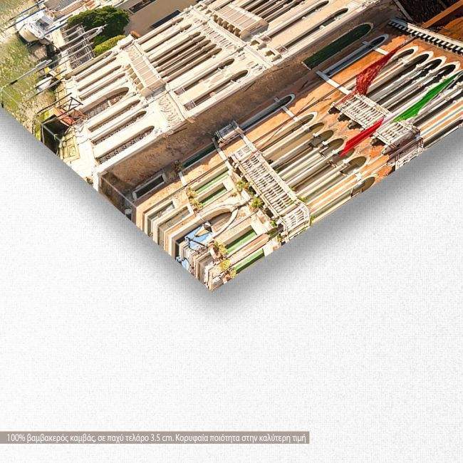 Πίνακας σε καμβά Venice, Grand canal, πανοραμικός, λεπτομέρεια