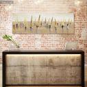 Canvas print Sail race, panoramic
