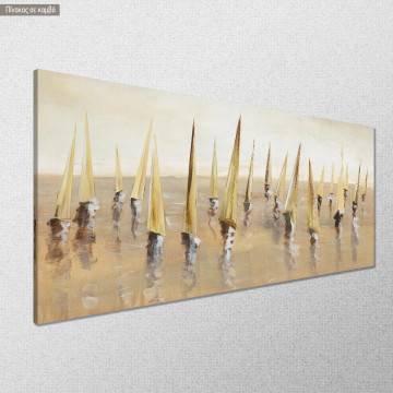 Canvas print Sail race panoramic Framed canvas View 1 2