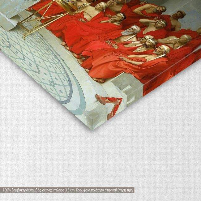 Canvas print Phryne revealed before the Areopagus, Gerome Jean-Leon