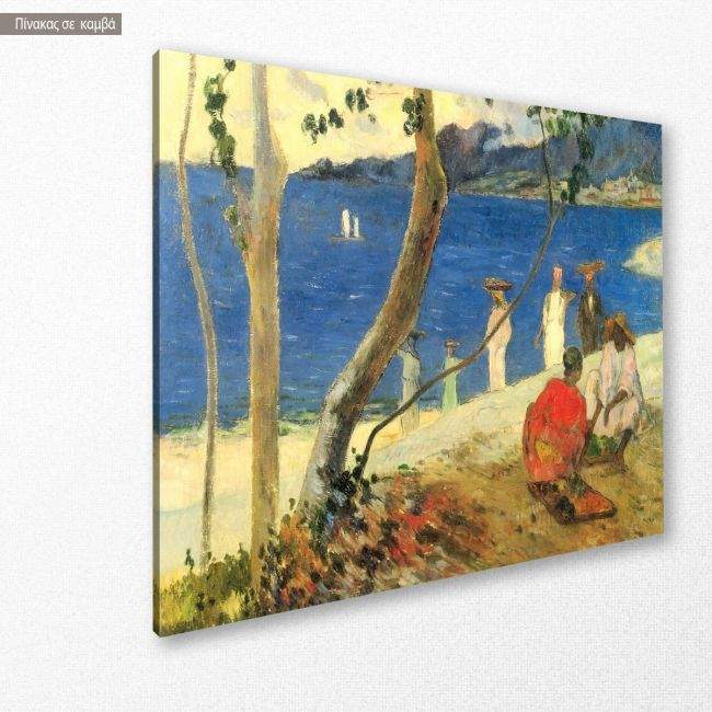 Πίνακας ζωγραφικής By the coast II, Gauguin P, αντίγραφο σε καμβά