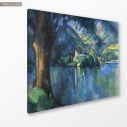 Canvas print The lac d'Annecy, Cezanne P.