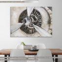 Canvas print Airplane engine