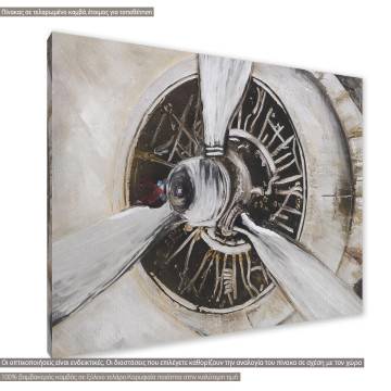 Canvas print Airplane engine Framed canvas View 1 2