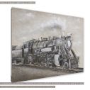 Canvas print Steam train