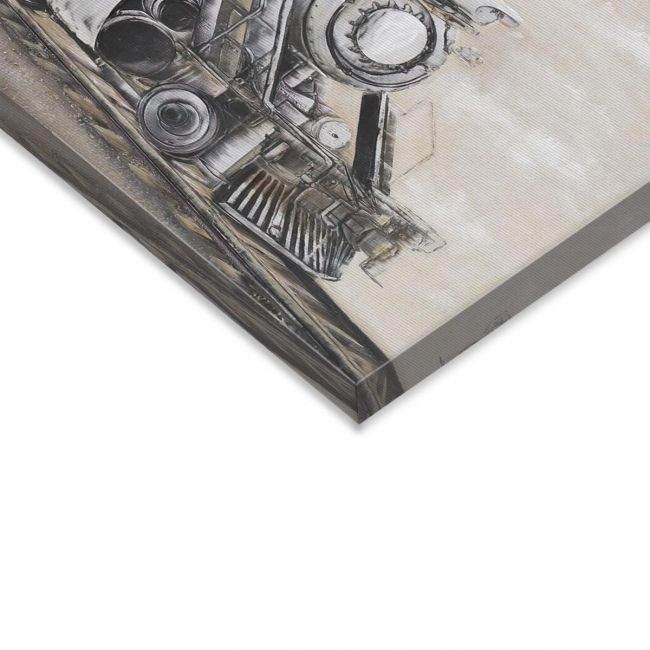 Canvas print Steam train