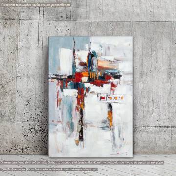 Canvas print Hard color abstract