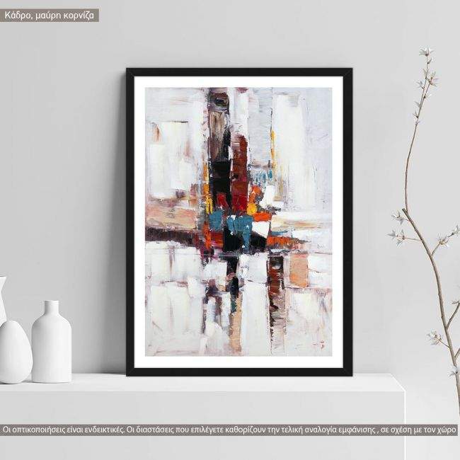 Canvas print Hard color abstract I