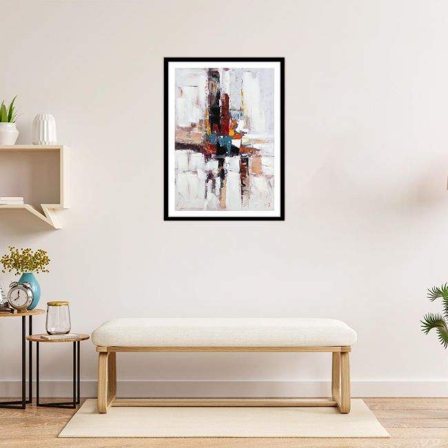 Canvas print Hard color abstract I