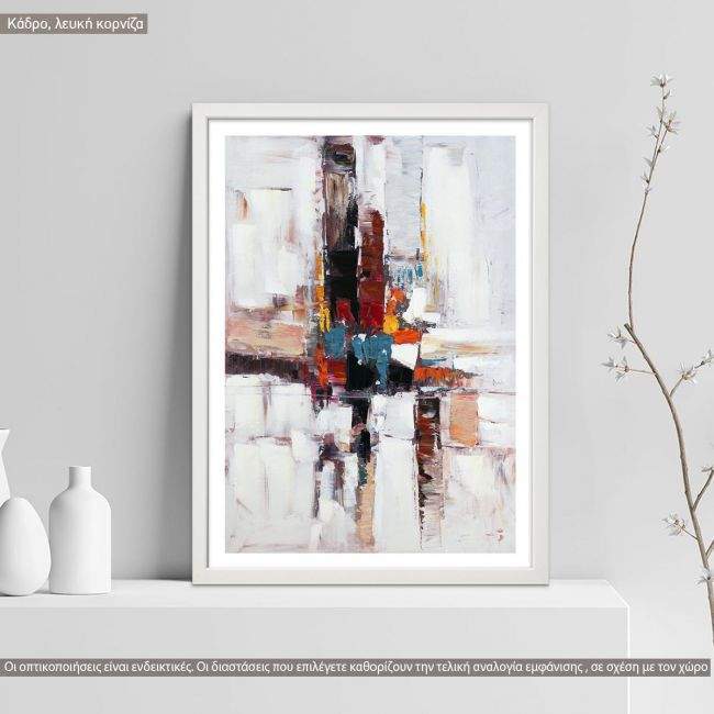 Canvas print Hard color abstract I