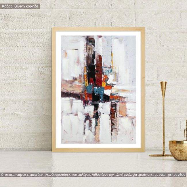 Canvas print Hard color abstract I