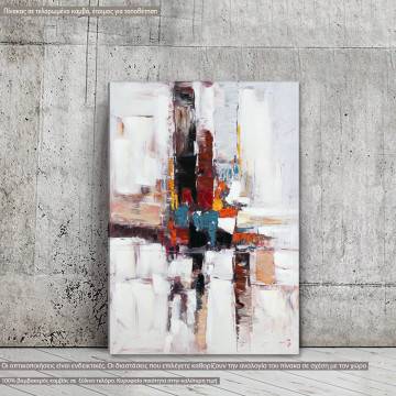 Canvas print Hard color abstract I