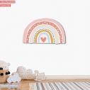 Wooden figure printed Rainbow pale